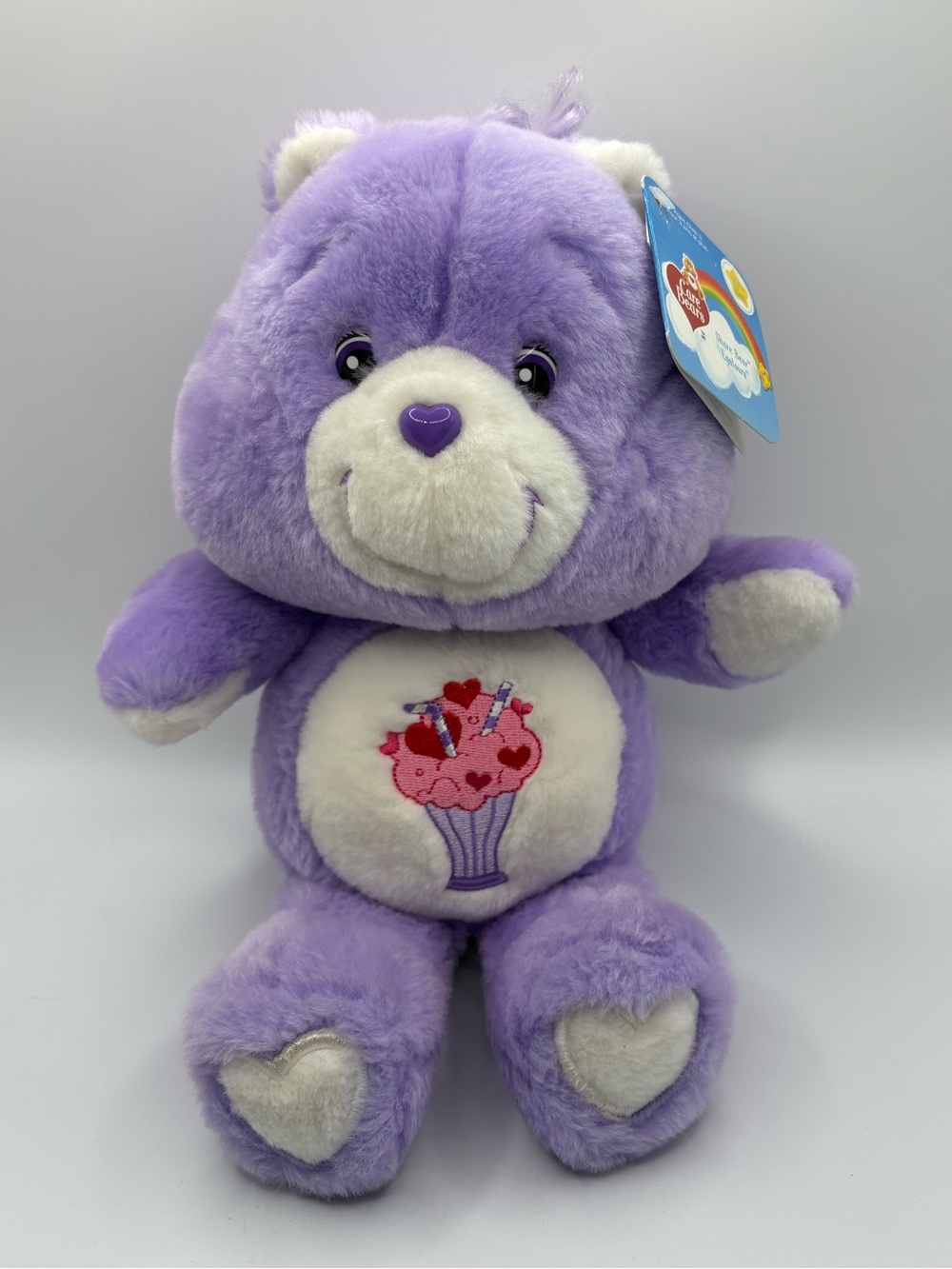 VTG 2003 Care Bears Share Bear Plush by Carlton Cards 20th Anniversary 13" NWT